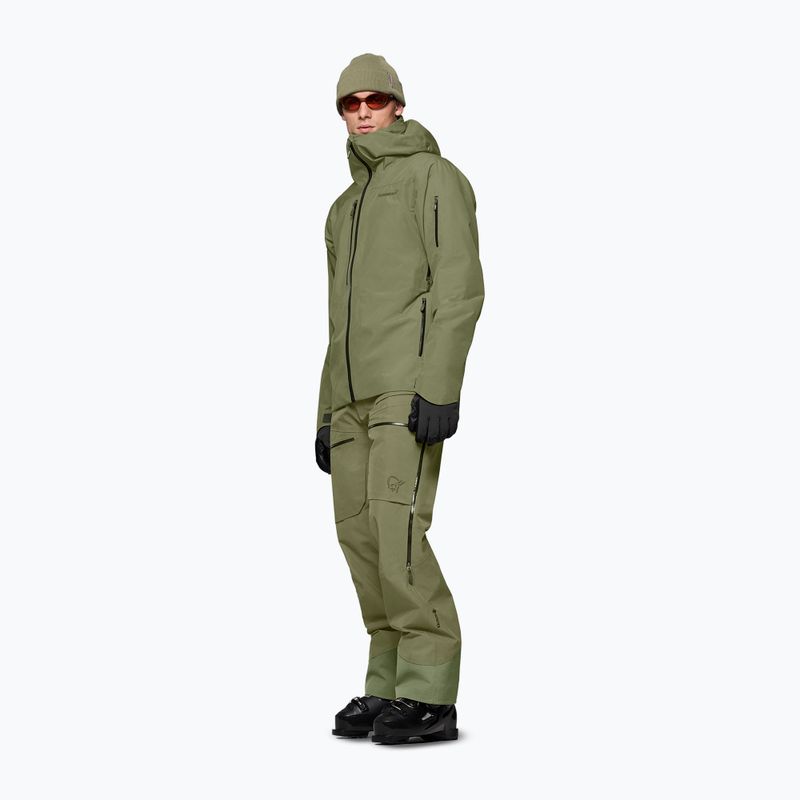 Куртка лижна чоловіча NORRONA Lofoten Gore-Tex Insulated deep lichen green 2
