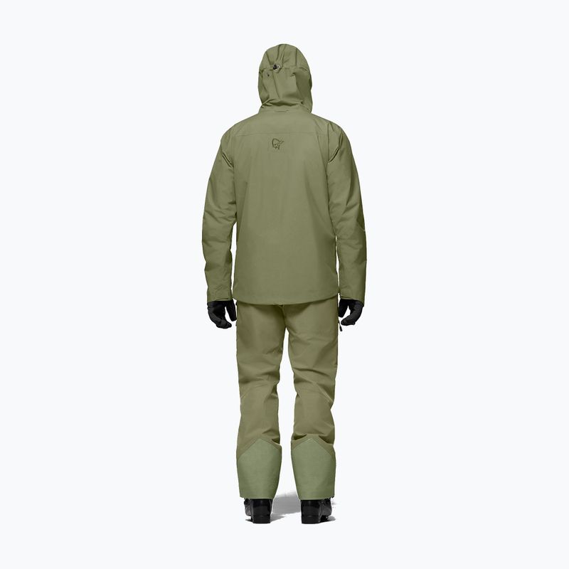 Куртка лижна чоловіча NORRONA Lofoten Gore-Tex Insulated deep lichen green 3