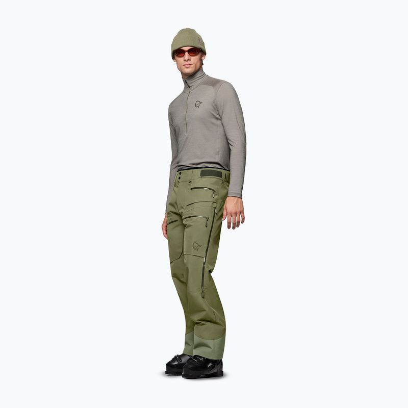 Штани лижні чоловічі Norrona Lofoten Gore-Tex Insulated deep lichen green 4