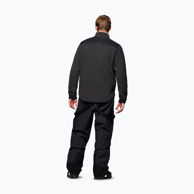 Кофта флісова чоловіча Norrona Tamok Warm3 phantom/caviar black 3