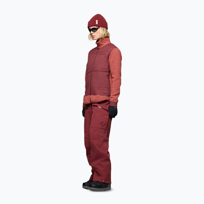 Кофта флісова чоловіча Norrona Tamok Warm3 cowhide/port 4
