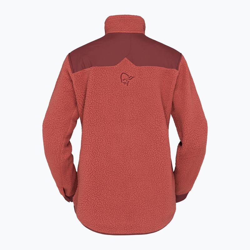 Кофта флісова чоловіча Norrona Tamok Warm3 cowhide/port 6