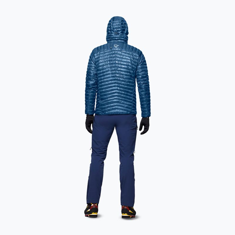 Пуховик чоловічий Norrona Trollveggen Down800 Super Light Hood dark blue 2
