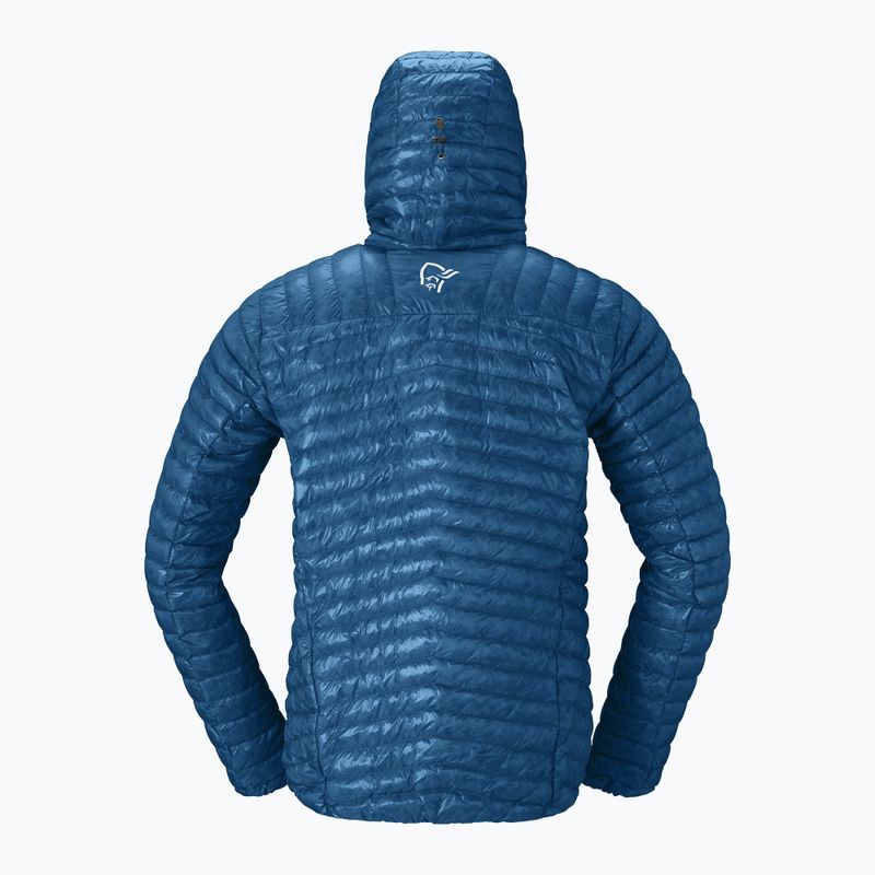 Пуховик чоловічий Norrona Trollveggen Down800 Super Light Hood dark blue 6