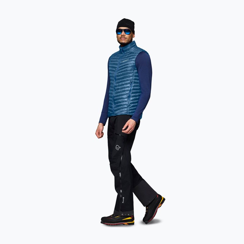 Безрукавка NORRONA Trollveggen Down800 Super Light dark blue 2