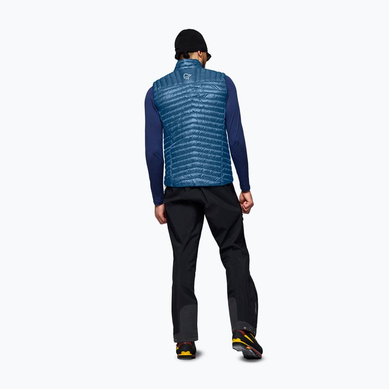 Безрукавка NORRONA Trollveggen Down800 Super Light dark blue 3