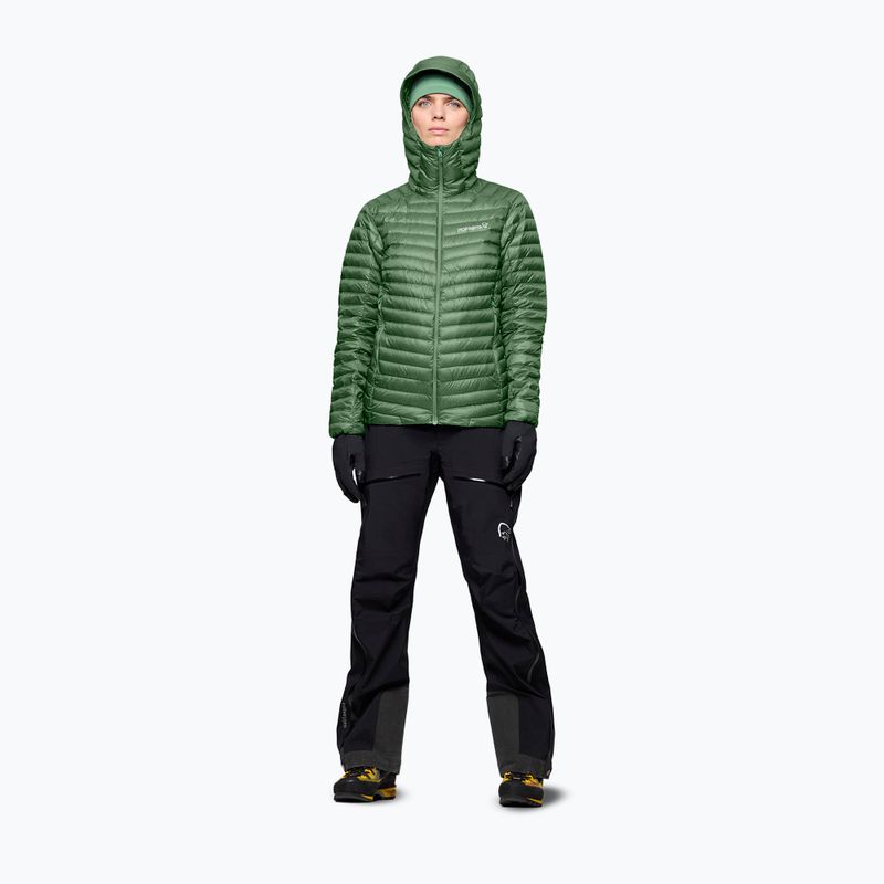 Пуховик жіночий Norrona Trollveggen Down800 Super Light Hood Dark Ivy 2