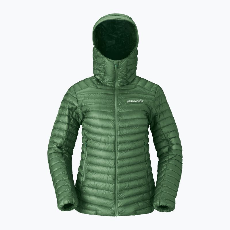 Пуховик жіночий Norrona Trollveggen Down800 Super Light Hood Dark Ivy 5