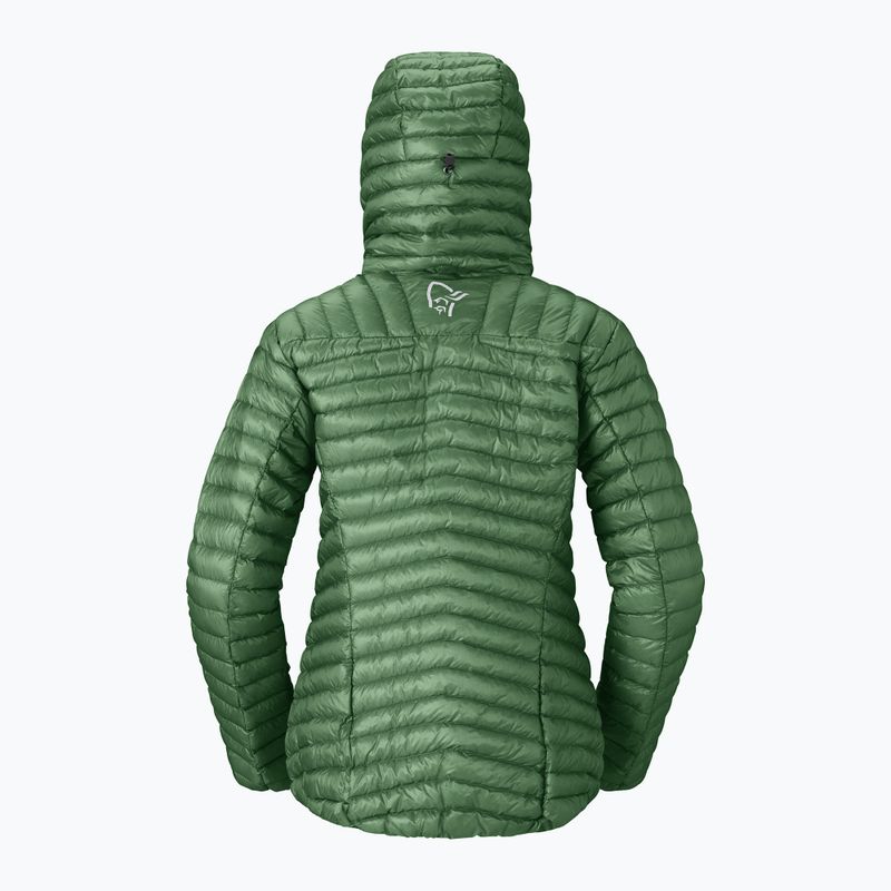 Пуховик жіночий Norrona Trollveggen Down800 Super Light Hood Dark Ivy 7