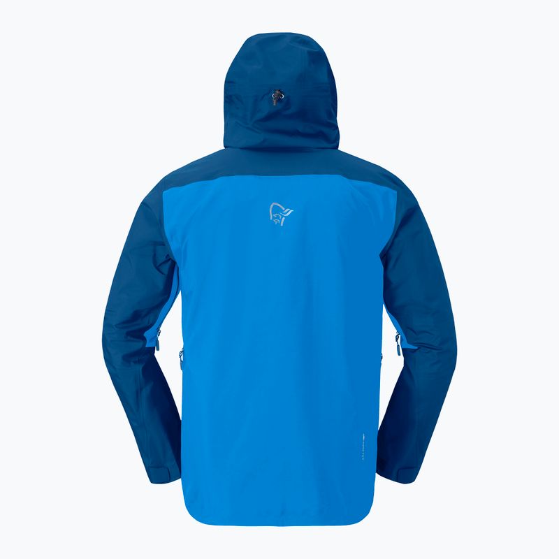 Куртка дощовик чоловіча NORRONA Falketind Gore-Tex brilliant blue/dark blue 4