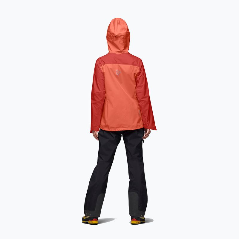 Куртка дощовик жіноча NORRONA Falketind Gore-Tex deep sea coral/baked apple 3