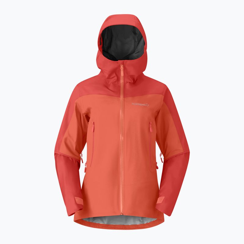 Куртка дощовик жіноча NORRONA Falketind Gore-Tex deep sea coral/baked apple 5