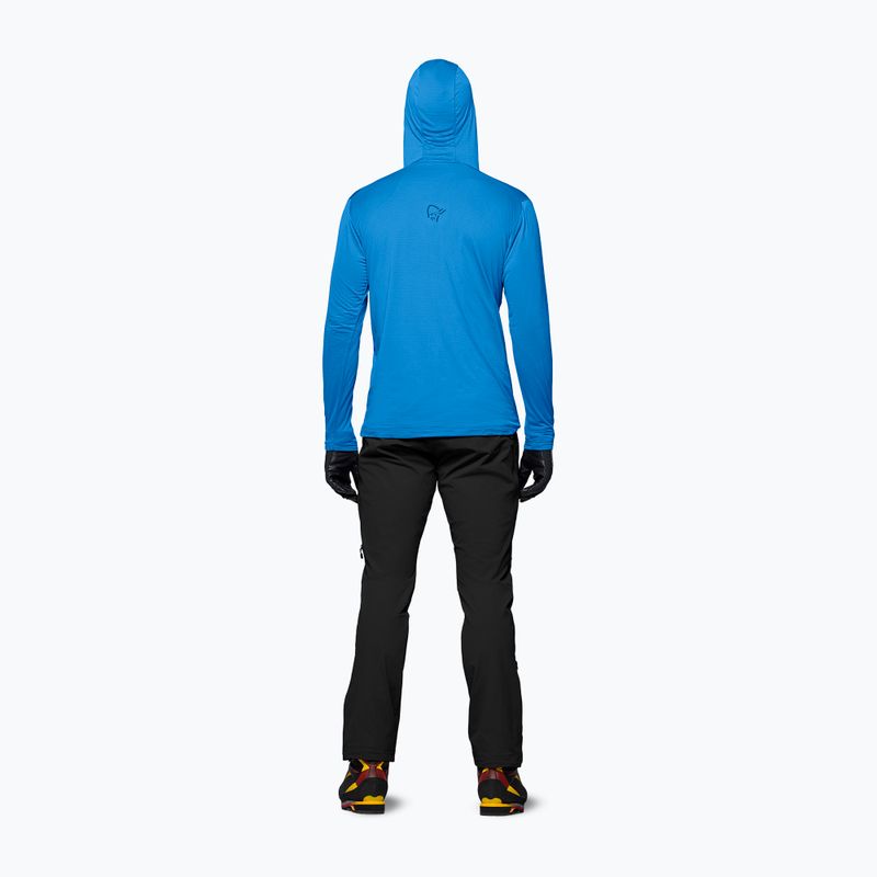 Кофта трекінгова чоловіча NORRONA Falketind Warm1 Hood brilliant blue/dark blue 3