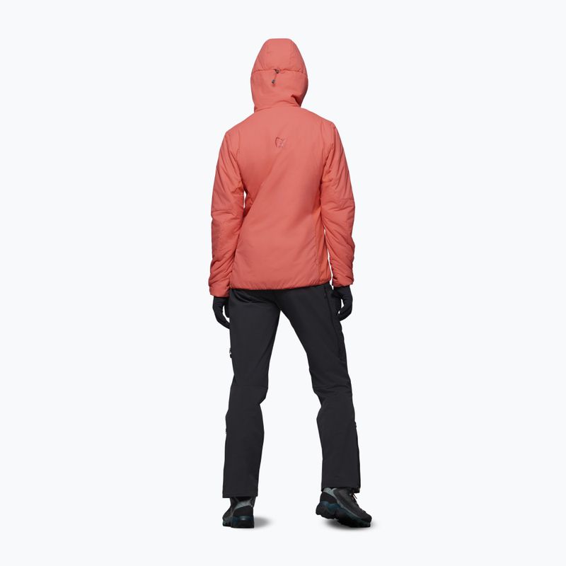 Куртка утеплена жіноча NORRONA Femund Thermo60 Zip Hood deep sea coral 3