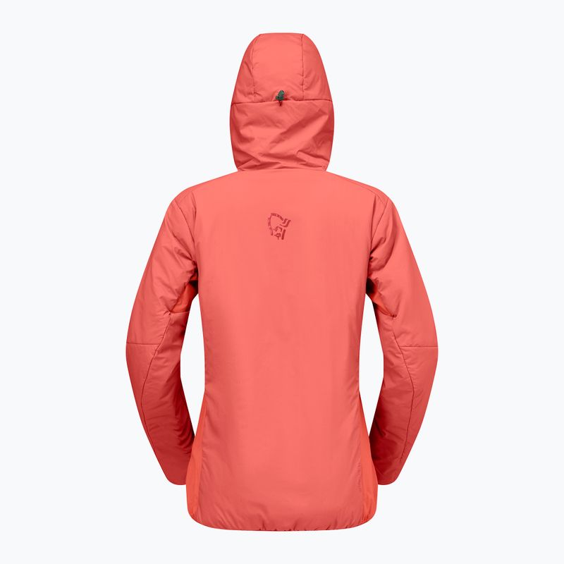 Куртка утеплена жіноча NORRONA Femund Thermo60 Zip Hood deep sea coral 6