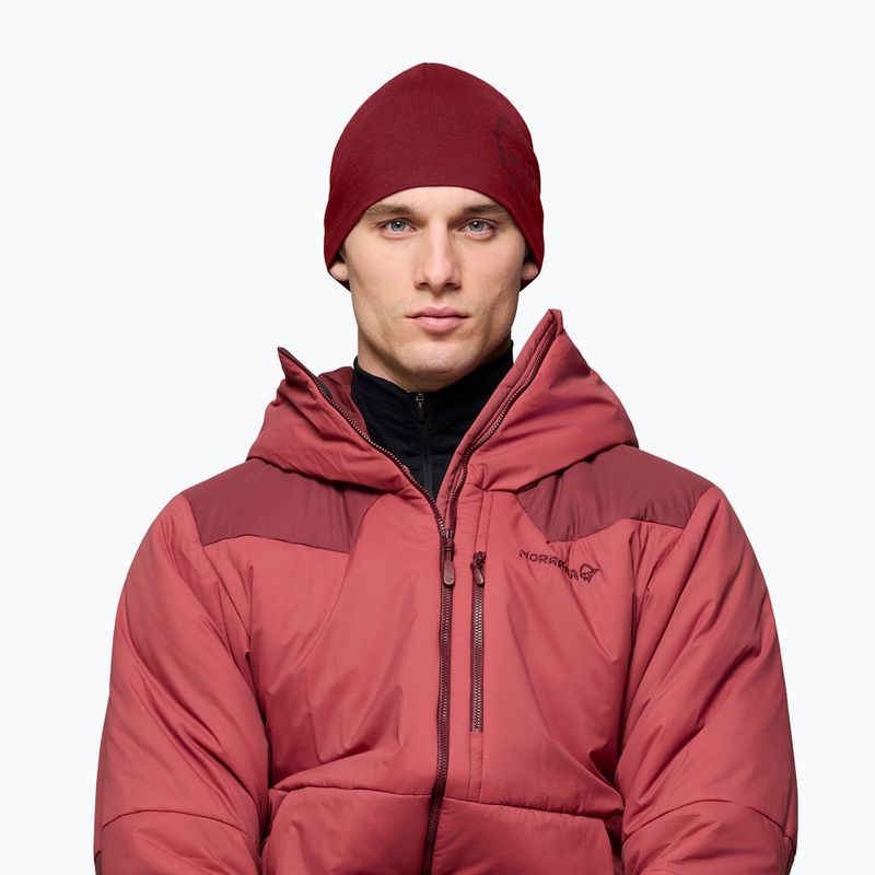 Шапка зимова NORRONA PureUll 180 Beanie port 2