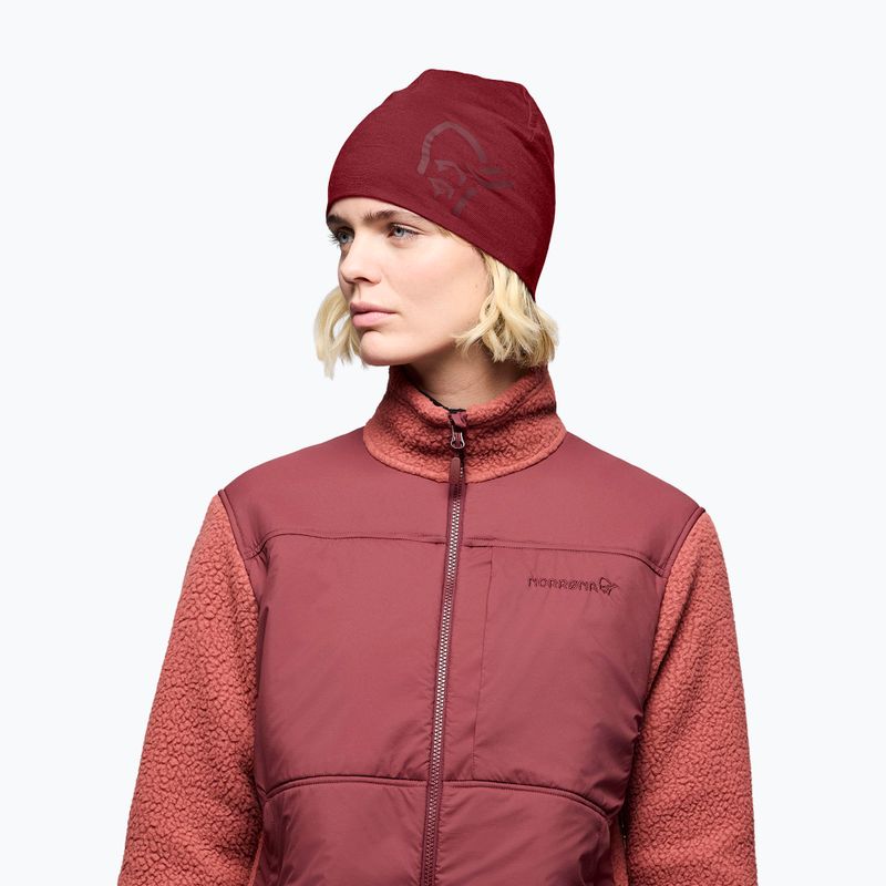 Шапка зимова NORRONA PureUll 180 Beanie port 3