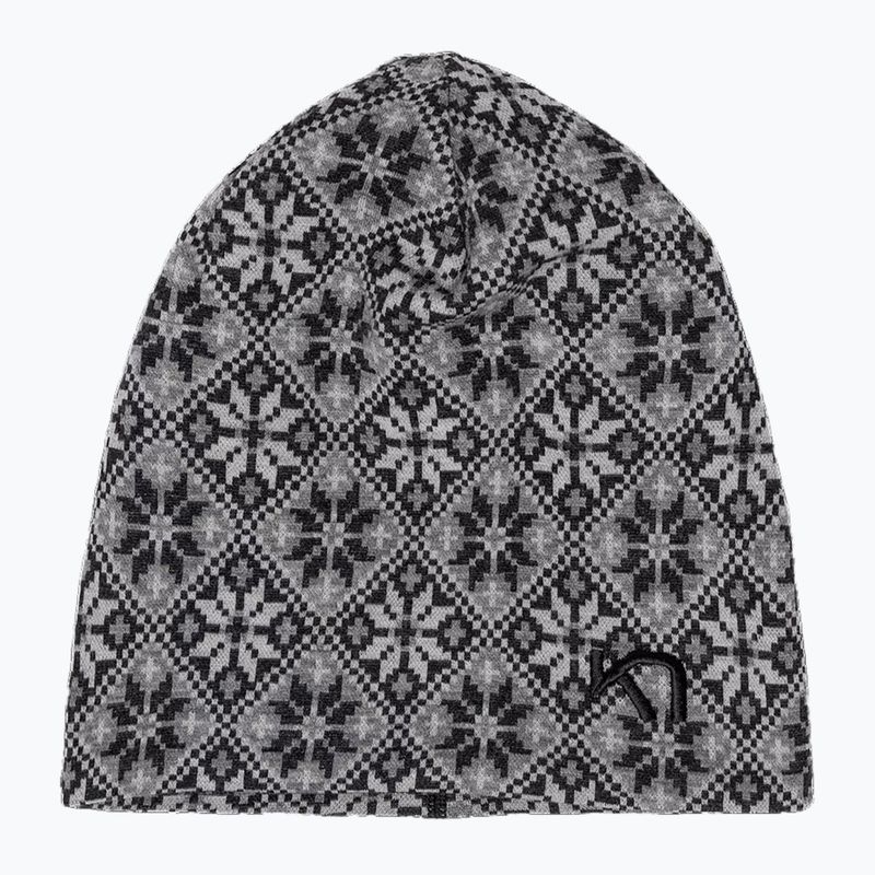 Шапка зимова жіноча KARI TRAA Rose Beanie black 2