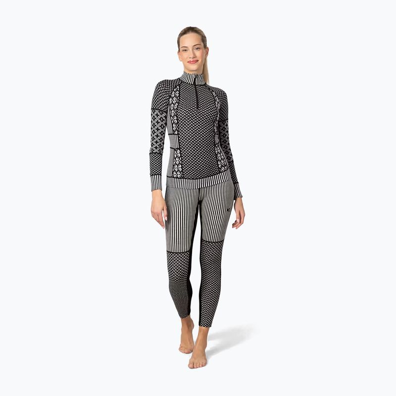 Кофта термоактивна жіноча KARI TRAA Smekker Half Zip black 2