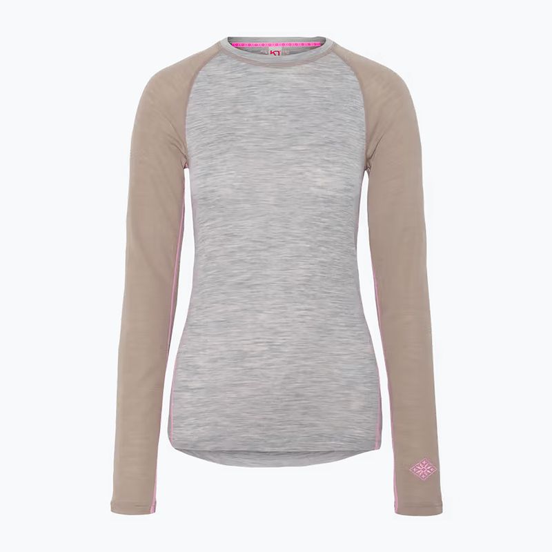 Комплект термобілизни жіночий KARI TRAA Kaia light grey melange 2