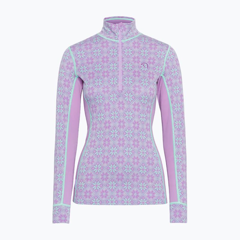 Кофта термоактивна жіноча KARI TRAA Rose Half Zip lily 6
