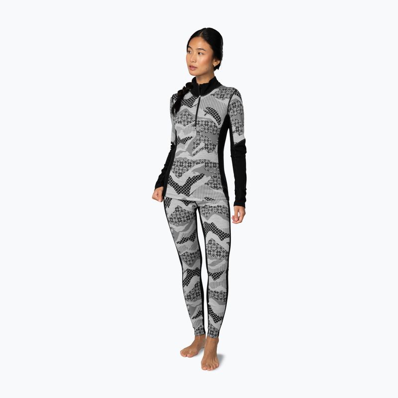 Кофта термоактивна жіноча KARI TRAA Olea Half Zip black 2