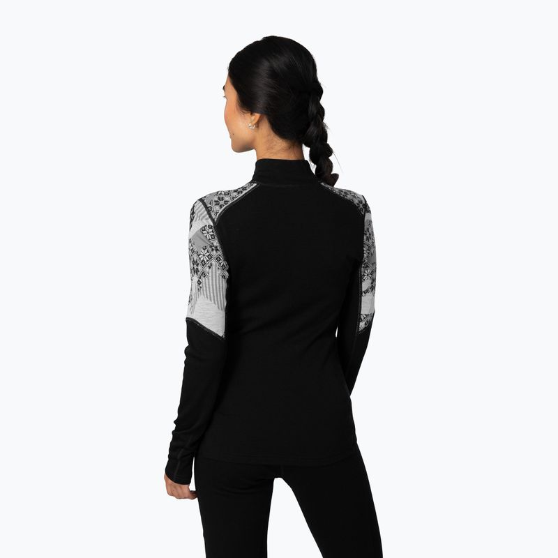Кофта термоактивна жіноча KARI TRAA Olea Half Zip black 3