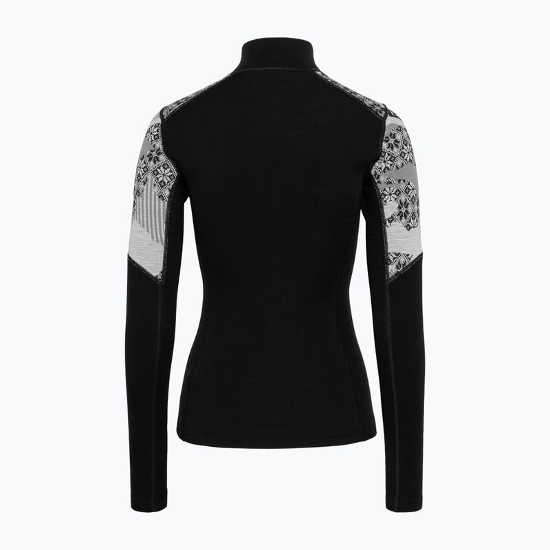 Кофта термоактивна жіноча KARI TRAA Olea Half Zip black 5