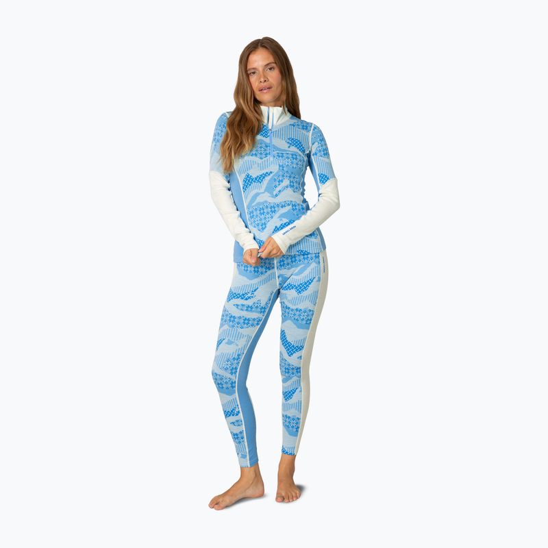 Кофта термоактивна жіноча KARI TRAA Olea Half Zip ocean 2