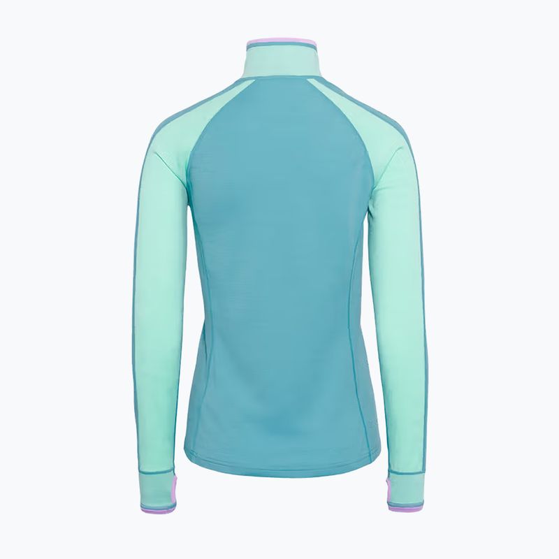 Кофта термоактивна жіноча KARI TRAA Mila Half Zip blue lagoon 7