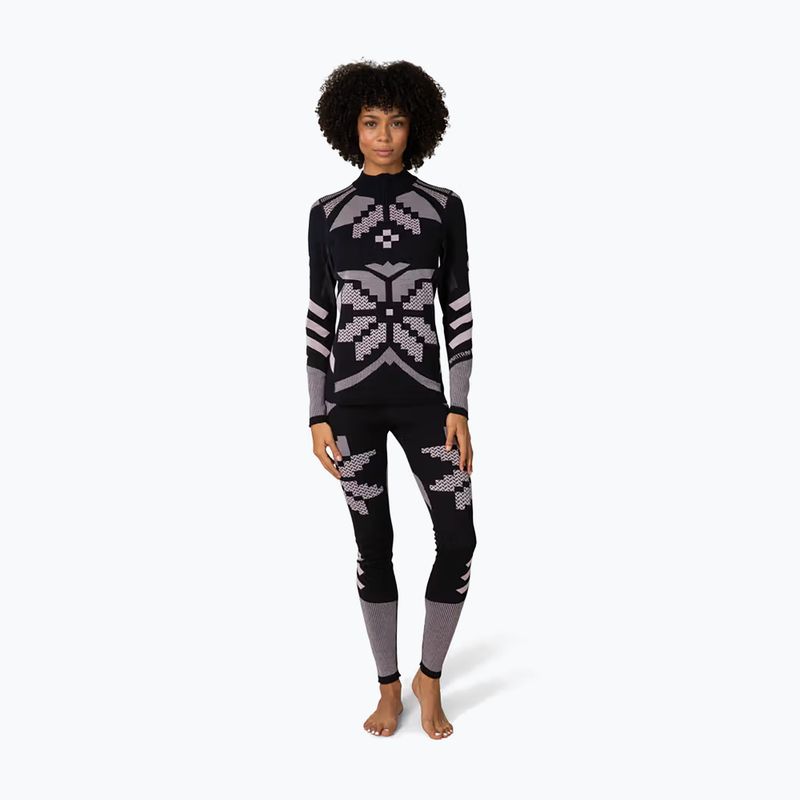 Кофта термоактивна жіноча KARI TRAA Faith Half Zip black 2