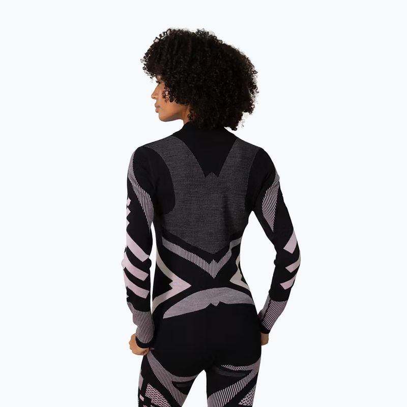 Кофта термоактивна жіноча KARI TRAA Faith Half Zip black 3