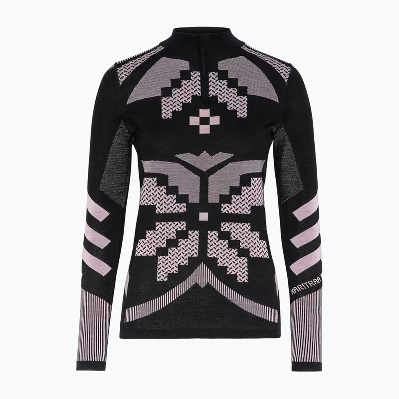 Кофта термоактивна жіноча KARI TRAA Faith Half Zip black 4