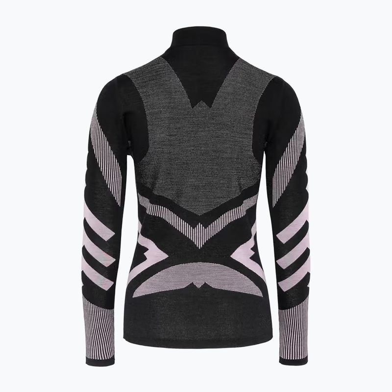 Кофта термоактивна жіноча KARI TRAA Faith Half Zip black 5