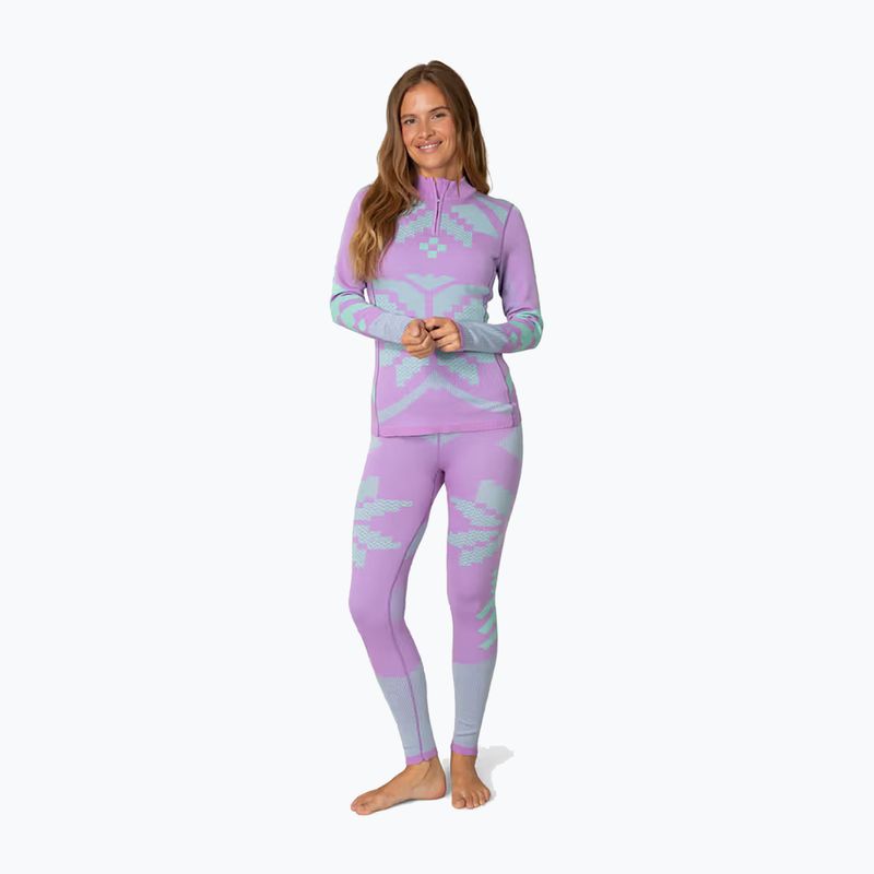 Кофта термоактивна жіноча KARI TRAA Faith Half Zip violet 2