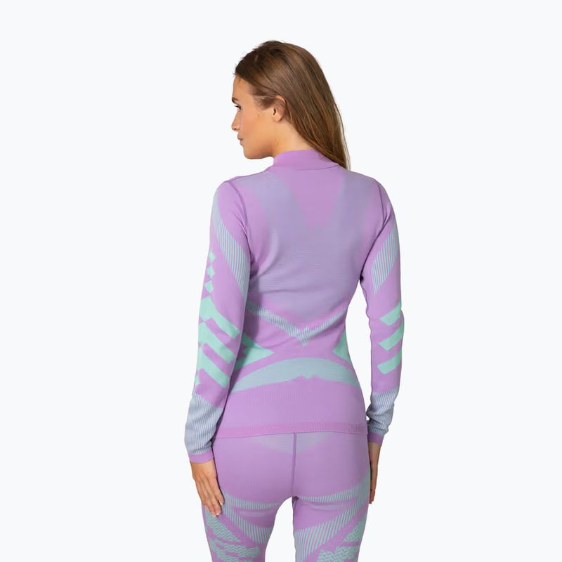 Кофта термоактивна жіноча KARI TRAA Faith Half Zip violet 3