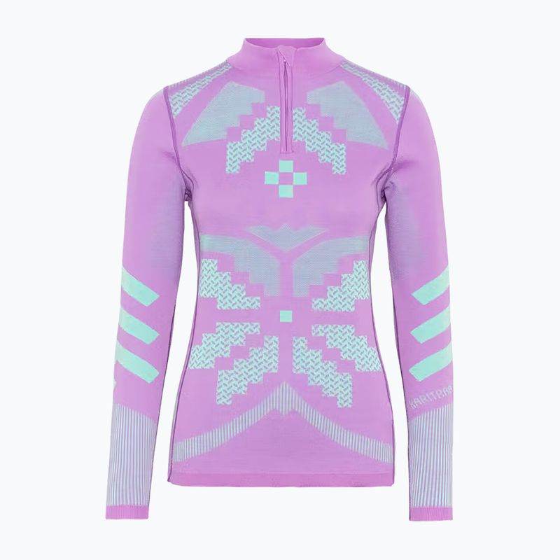 Кофта термоактивна жіноча KARI TRAA Faith Half Zip violet 4