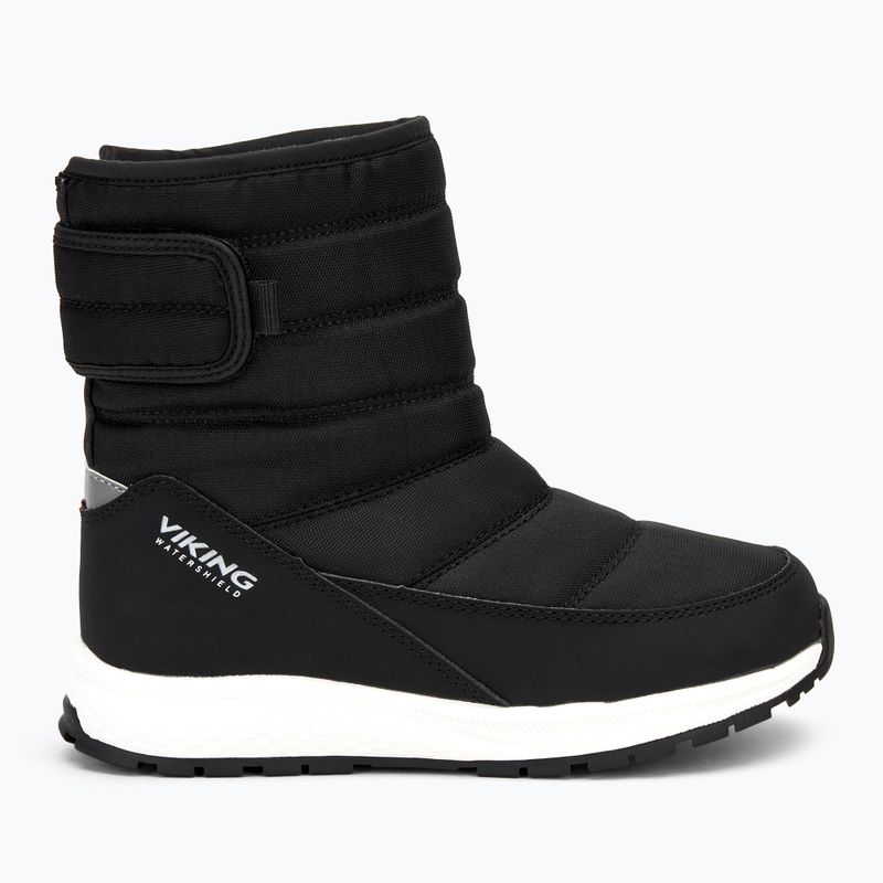 Viking Footwear Equip Теплі водонепроникні 1V Pull On дитячі снігоступи чорні 2