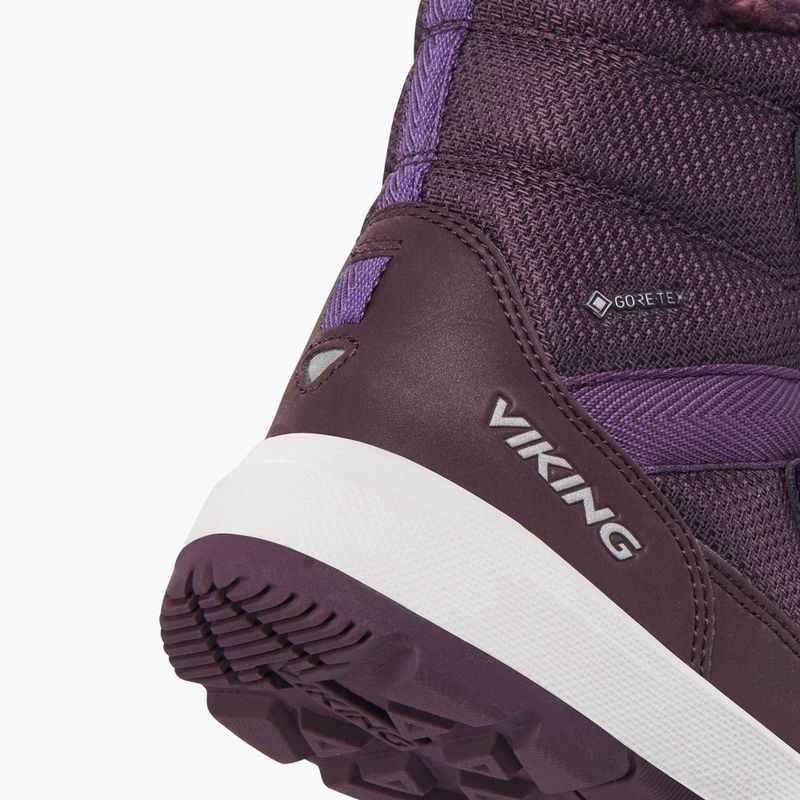 Дитячі снігоступи Viking Footwear Play Reflex Warm GTX 2V виноградно-фіолетові 8
