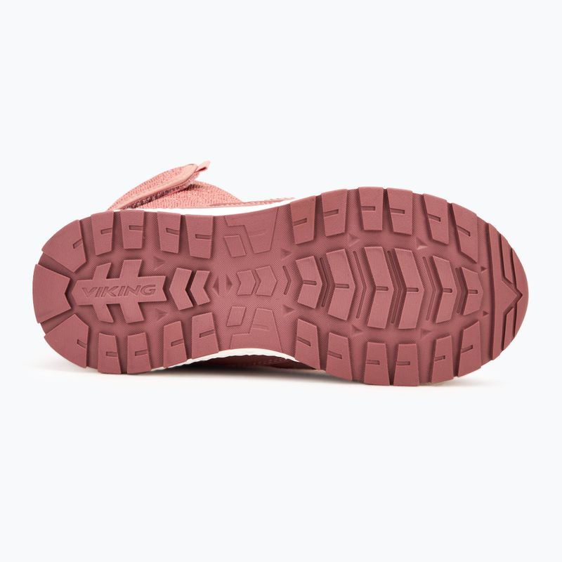 Viking Footwear Equip Теплі водонепроникні 1V Pull On рожеві дитячі снігові черевики 4