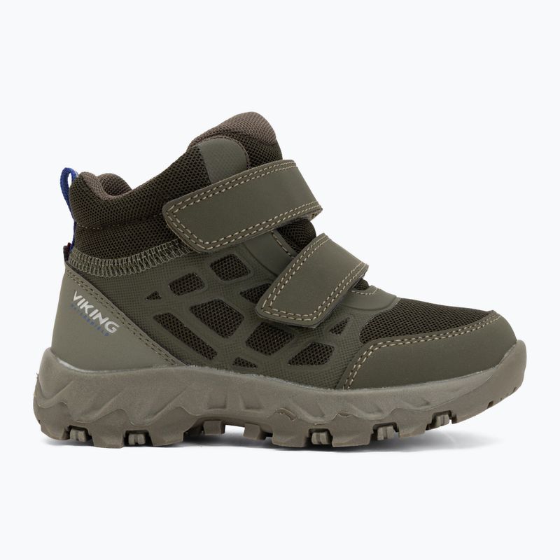 Взуття дитяче Viking Track Mid 2V Waterproot olive 2