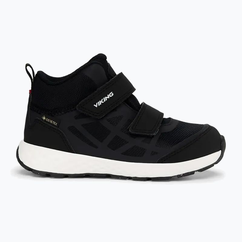 Дитяче взуття Viking Footwear Veme Reflex Mid 2V Gore-Tex чорний/білий 8