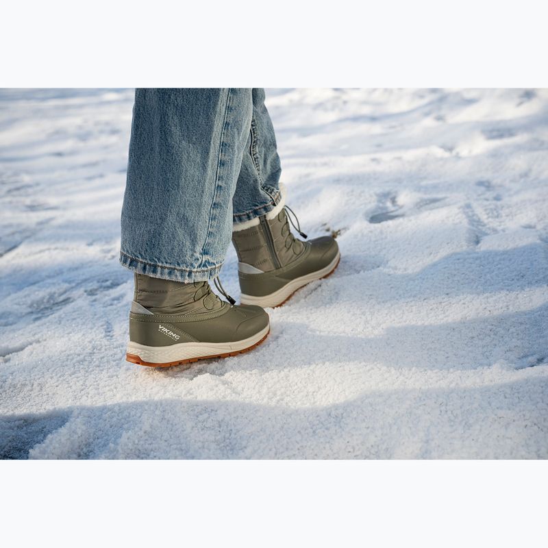 Черевики зимові дитячі Viking Footwear Equip Warm Waterproof Zip olive 10