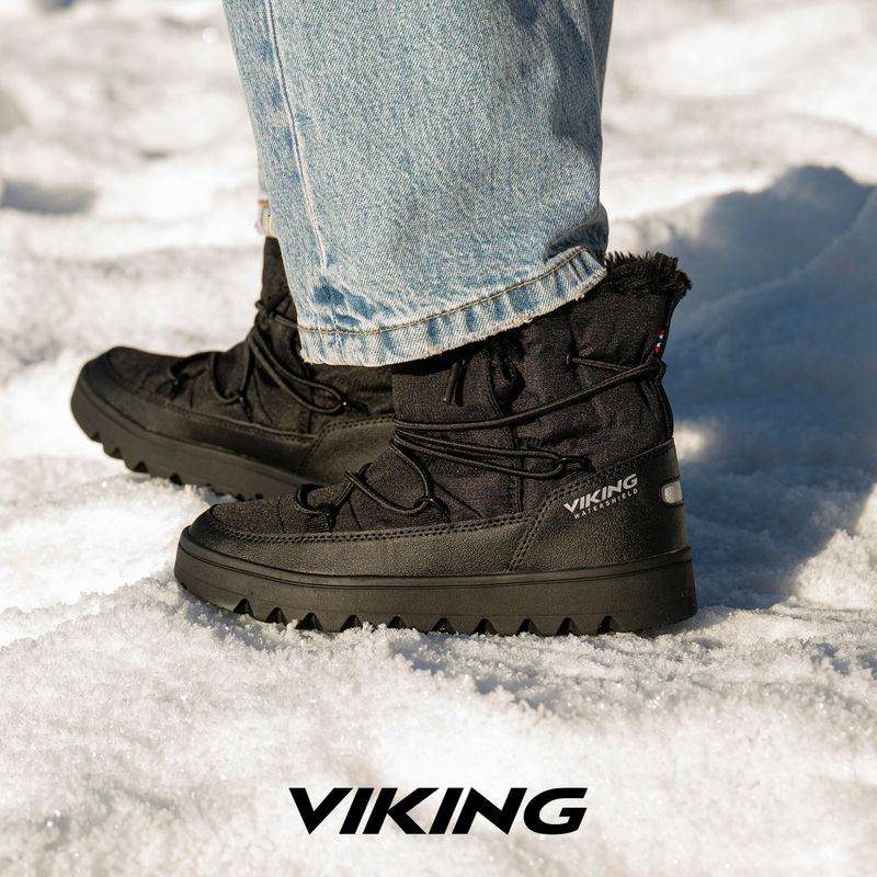 Черевики зимові Viking Footwear Snowflake Warm Waterproof SL black 9