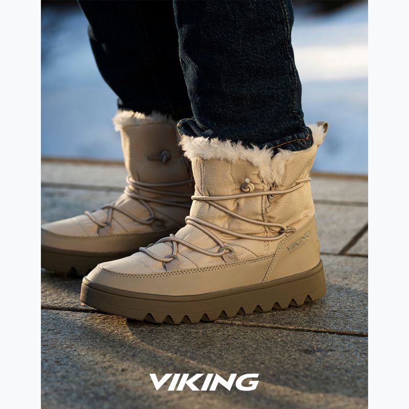 Черевики зимові Viking Footwear Snowflake Warm Waterproof SL cream 9