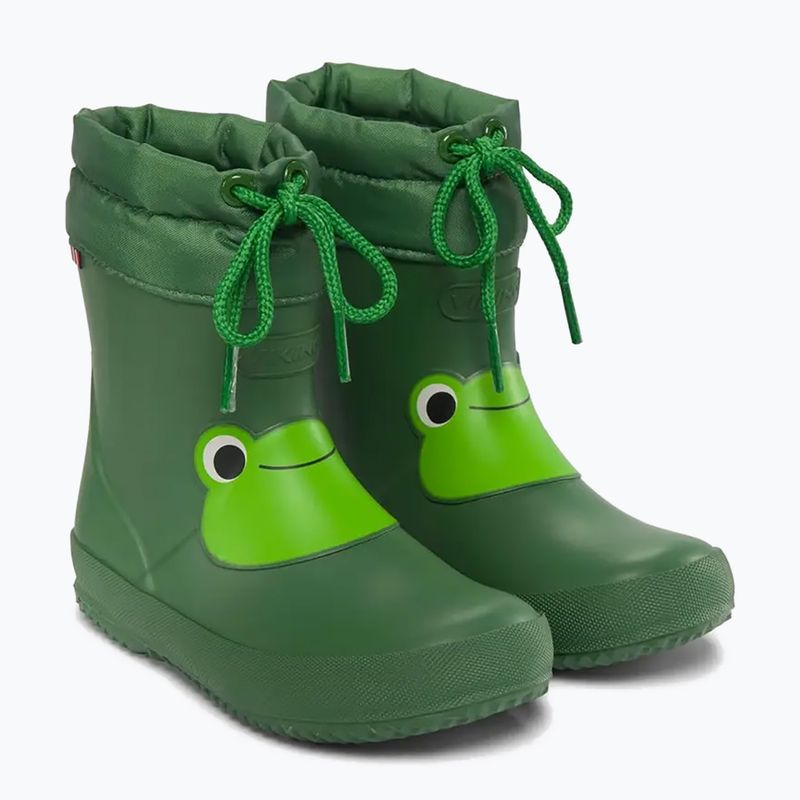 Дитячі гумові чоботи Viking Footwear Alv Indie Print зелені 10