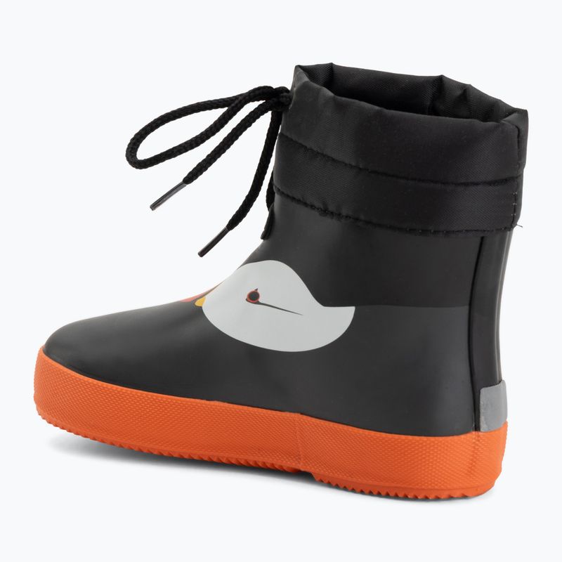 Дитячі гумові чоботи Viking Footwear Alv Barefoot з відбитком лапи чорного кольору 3