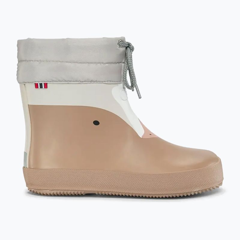 Дитячі гумові чоботи Viking Footwear Alv Barefoot з принтом лапи бежевого кольору 8
