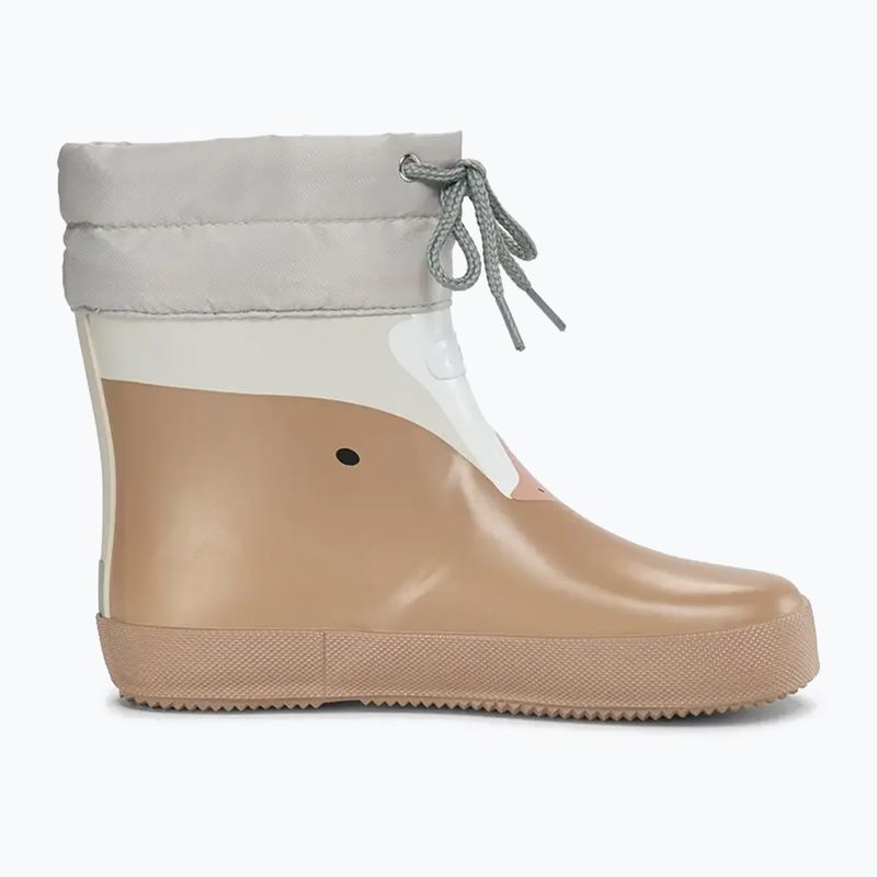 Дитячі гумові чоботи Viking Footwear Alv Barefoot з принтом лапи бежевого кольору 9