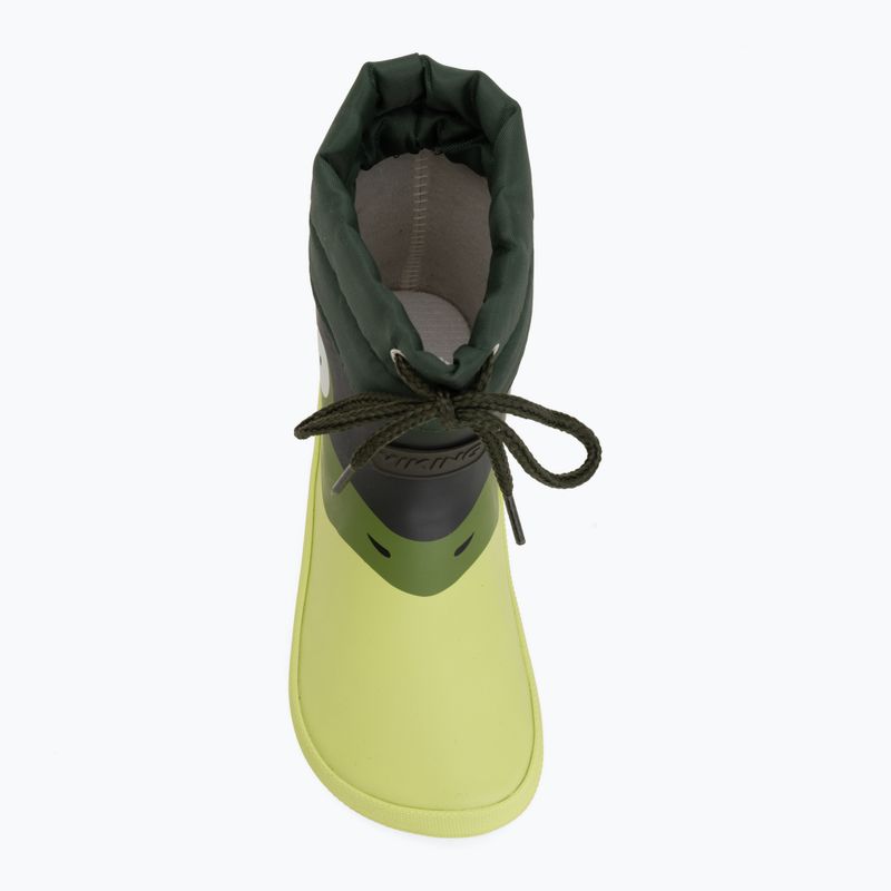 Дитячі гумові чоботи Viking Footwear Alv Barefoot Paw Print світло-зелені/зелені 5